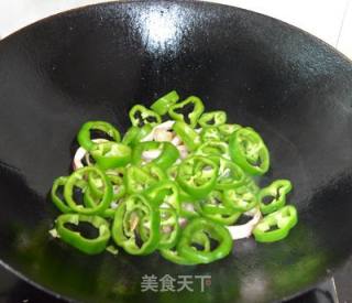 Fried Squid Rings with Green Pepper recipe