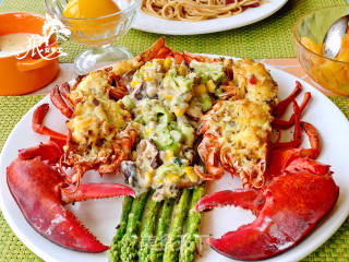 Baked Lobster with Cheese recipe