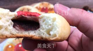 Japanese-style Red Bean Bread Anpanman, Cute in Shape, Simple to Make without Molds, Suitable for Family Practices. recipe