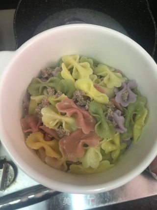 Butterfly Vegetable Noodle Soup recipe