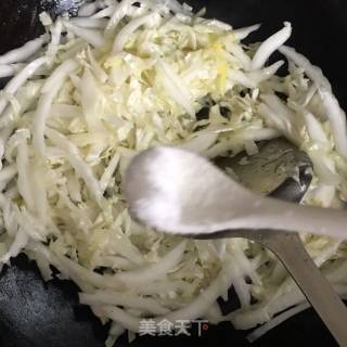 Green Pepper and Cabbage Shreds recipe