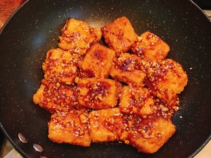 Discs in Minutes, The Pan-fried Cumin Tofu at The Roadside Stall is Finished recipe