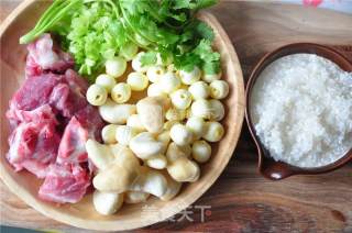 Lianxiang Water Chestnut Pork Ribs Congee recipe