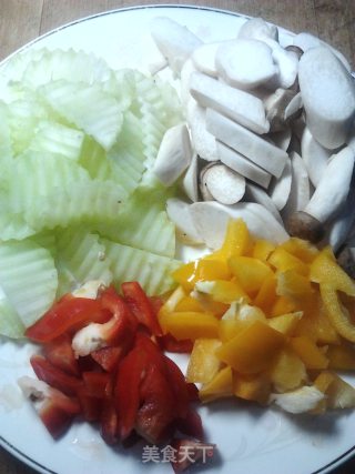 Pleurotus Eryngii with Oyster Sauce Lettuce recipe