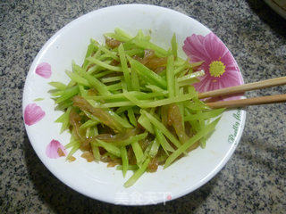 Lettuce Mixed with Jellyfish recipe
