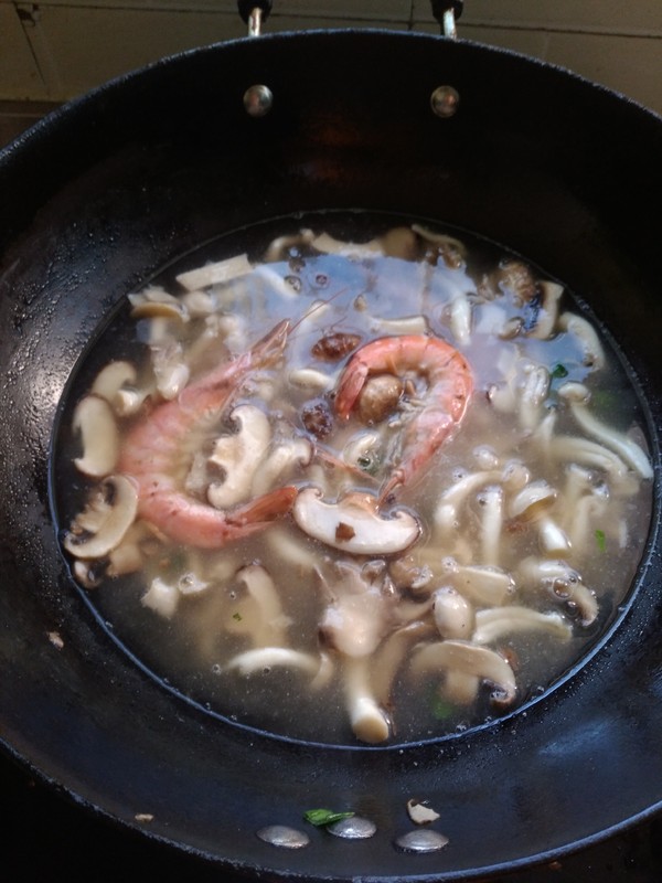 Shrimp and Mushroom Soup recipe