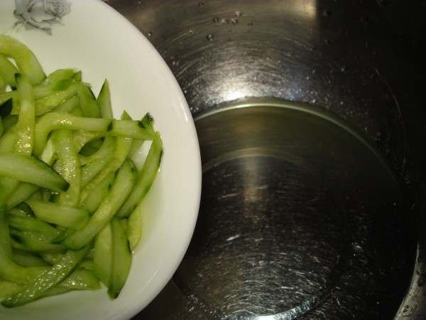 Enoki Mushroom and Cucumber Salad recipe