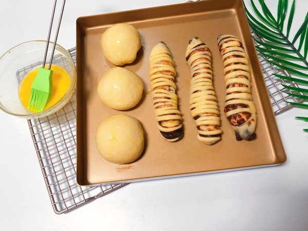 [healthy Snacks for Baby] 12m+ Caterpillar Bread recipe