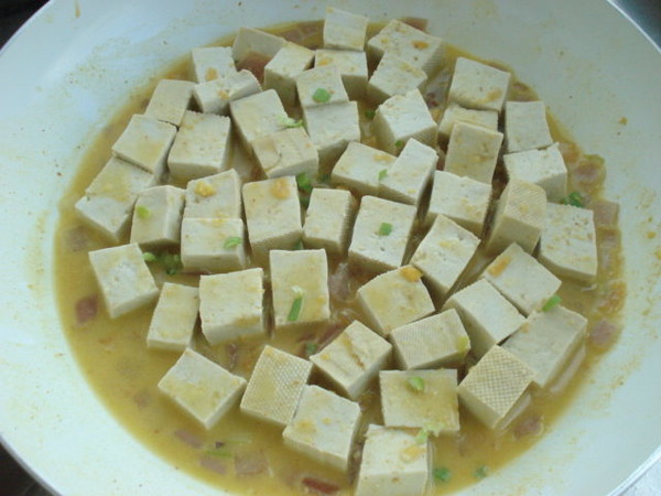 Salted Egg Yolk Tofu recipe