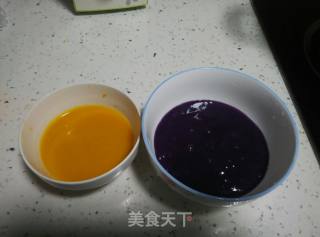 Purple Potato Hair Cake and Pumpkin Hair Cake recipe