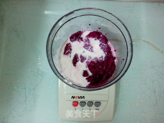Lemon Vanilla and Red Dragon Fruit Ice Cream recipe