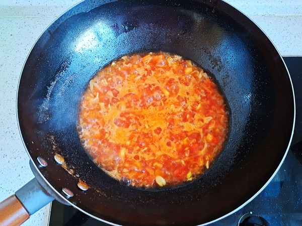 Homemade Tofu in Tomato Sauce recipe