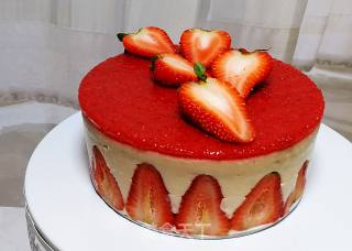 Strawberry Mousse Cake recipe