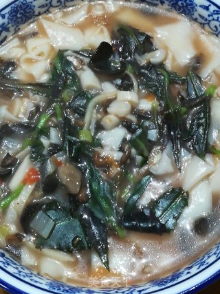 Purple Shell Mushroom Noodle recipe
