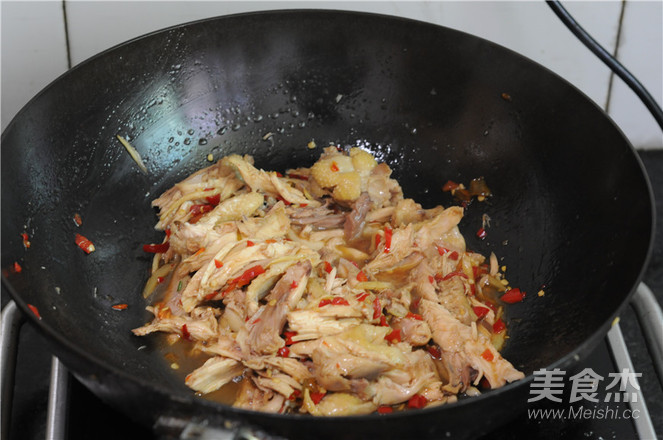 Spicy Shredded Chicken recipe