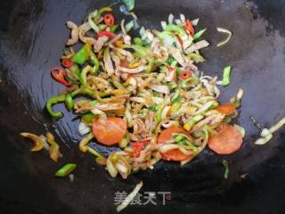 [yantai] Scallion Fried Noodles with Pork and Bone Soup recipe