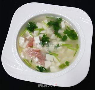 Ham and Tofu Soup recipe