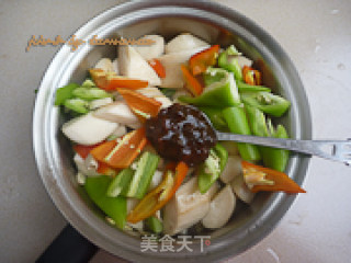 Braised King Pleurotus with Sauce recipe