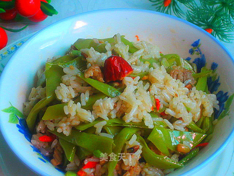 I Had It at My Grandmother's House When I Was A Child-----vegetable Cooking Rice-----vegetable Shredded Pork Stewed Rice recipe