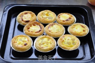 Red Bean Egg Tart recipe