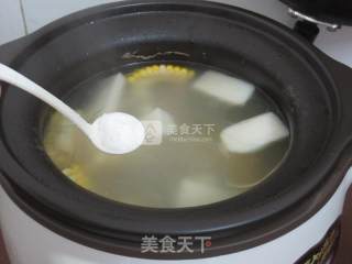 Yam Corn Keel Soup recipe
