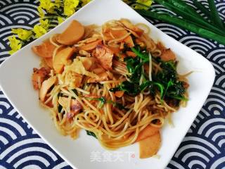 Vegetarian Fried Rice Noodles recipe