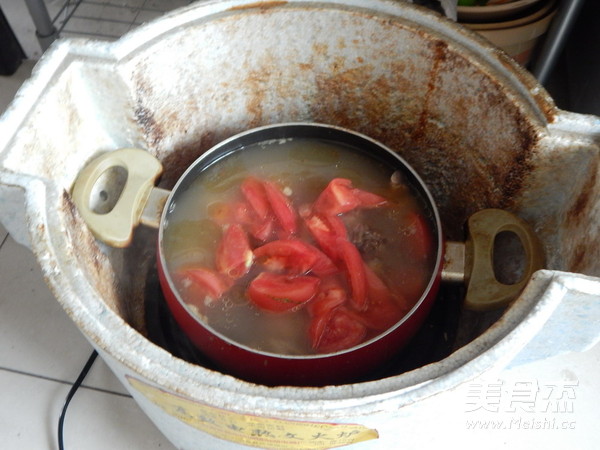 Yam Tomato Beef Bone Soup recipe