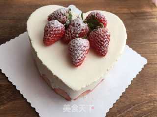 Strawberry Mousse Cake recipe