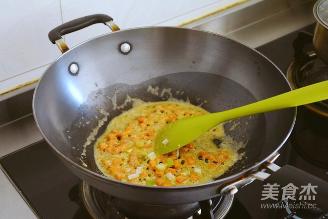 [golden Sands Pumpkin Baked Rice] Dozens of Egg Fried Rice~~~~ recipe