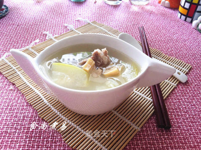 Scallop Ribs and Gourd Soup recipe