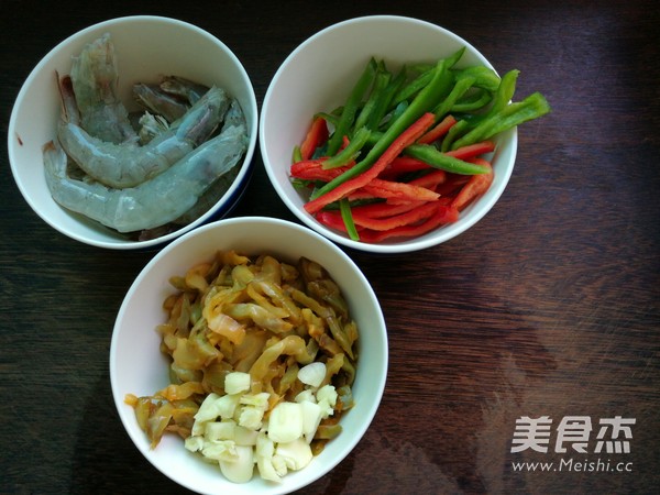 Fried Shrimp with Mustard recipe