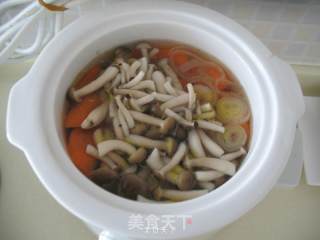 Chicken Drumsticks Carrot and Mushroom Soup recipe