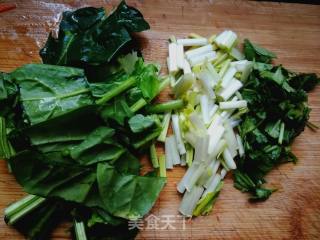 Spinach Vermicelli Soup recipe