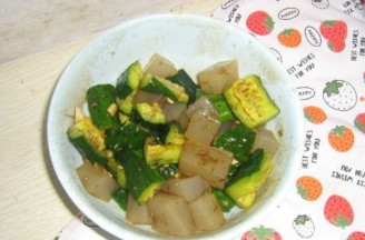 Cold Cucumber Sweet Potato Powder recipe