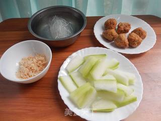 Winter Melon Balls and Vermicelli Soup recipe