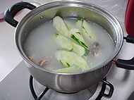 Cucumber Pork Bone Soup recipe