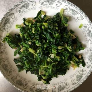 Peanuts Mixed with Spinach recipe