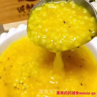 Guoguo Mom’s Food Supplement [❤️supplementary Food Sharing💕] Golden Soup Millet Congee 8️m➕ recipe