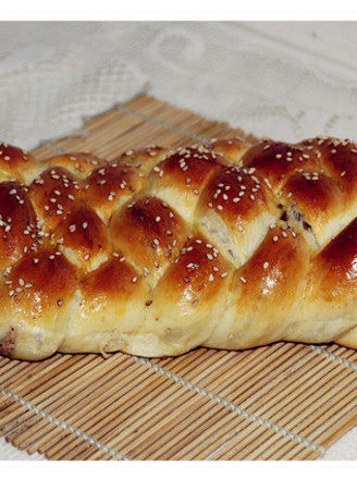 Bean Paste Braided Bread recipe