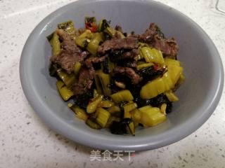 Fried Beef with Sauerkraut recipe