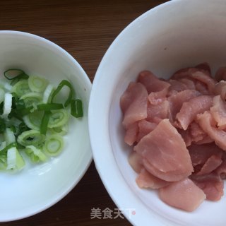 Sliced Pork with Green Bamboo Shoots recipe