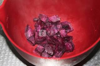 Purple Temptation-purple Sweet Potato Hair Cake recipe