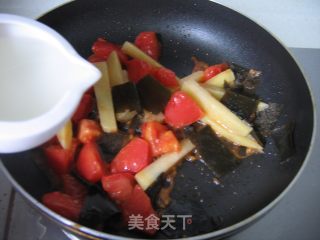 Potato Tomato Seaweed Soup recipe