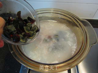 Congee with Preserved Egg and Lean Meat recipe