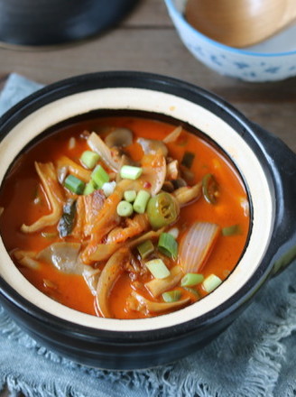 Pork Belly Kimchi Soup
