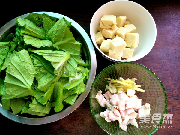 Chinese Cabbage Frozen Tofu Soup recipe