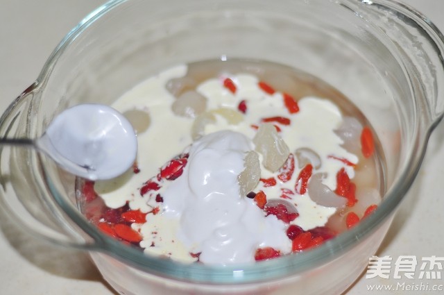 Longan Cranberry Sweetheart Creamy recipe