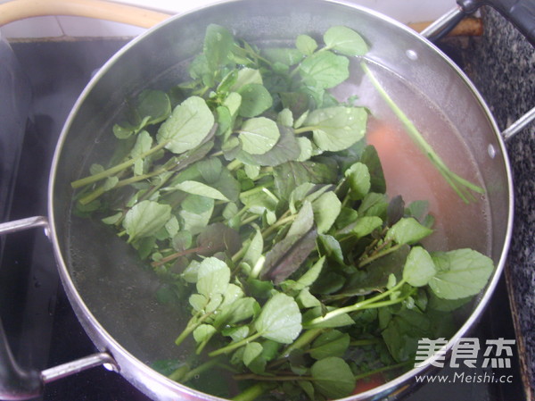 Pork Bone Pot Watercress recipe