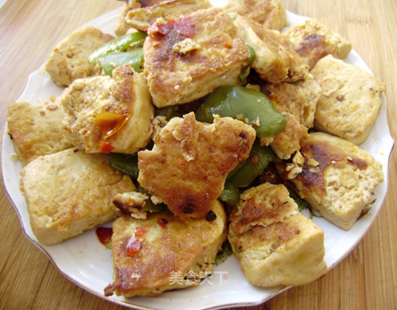 Home Cooking-tofu with Hot Pepper recipe