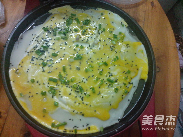 Scallion Sesame Omelette recipe